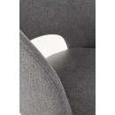 Стул HALMAR K373 серый/черный